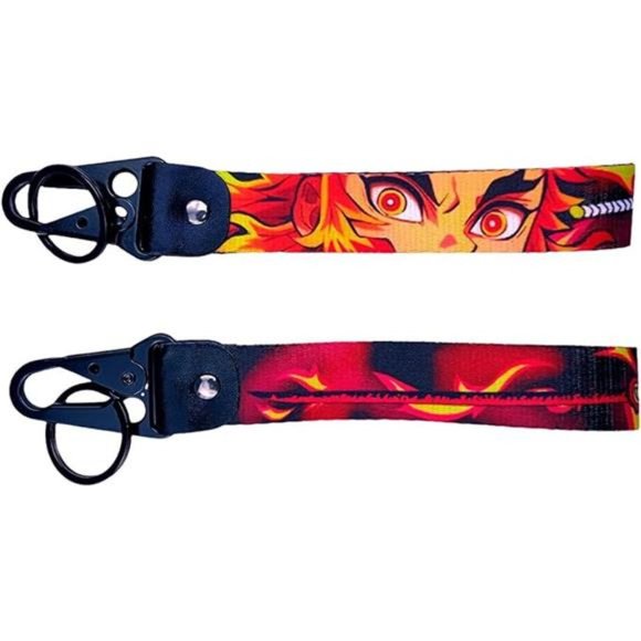 Gearcatweel 1Pack Anime JDM Motorcycle Keychain tag Nylon Keychain Strap Jet Tag - Picture 7 of 7